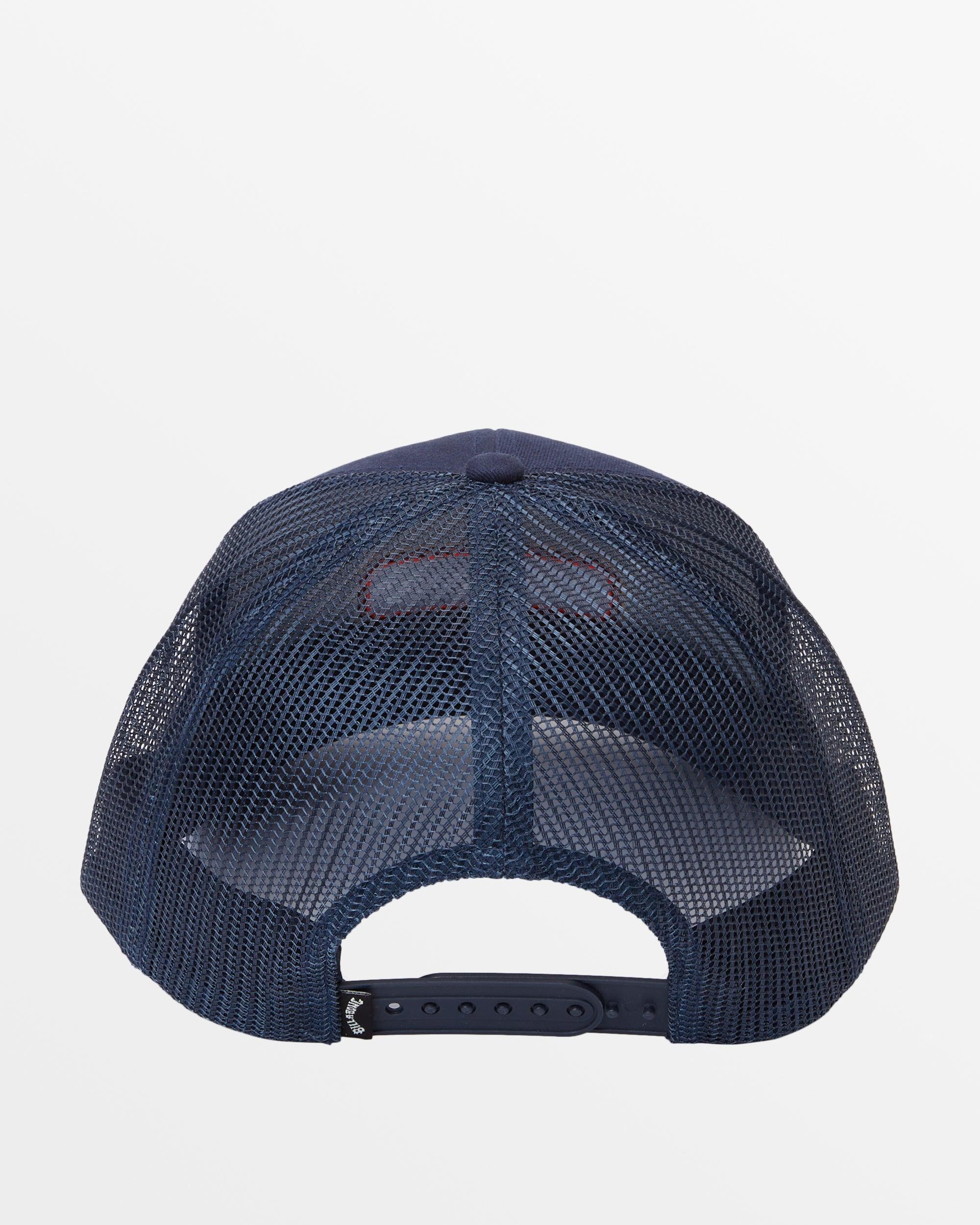 Walled Trucker Hat - Navy Male Product Image