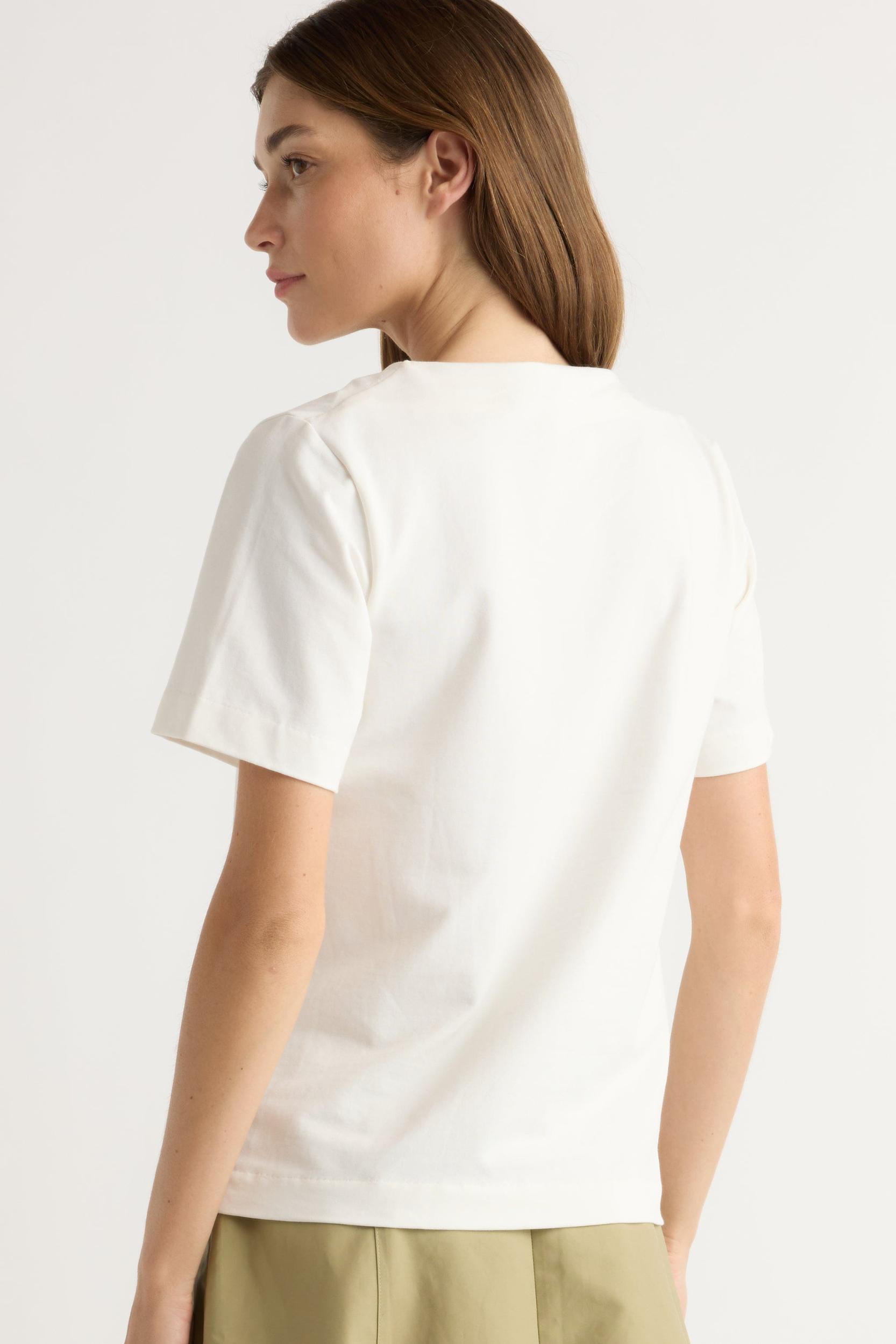 Kendra Organic Cotton Cowl-Neck Tee Product Image