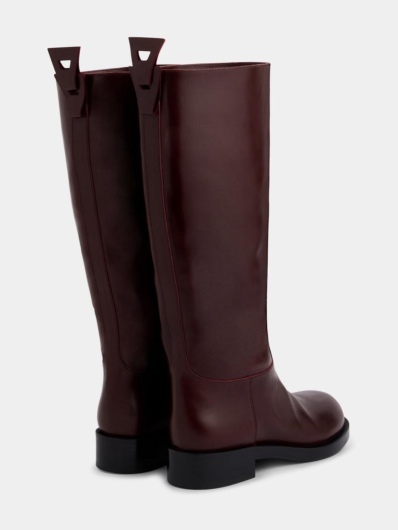 BLACK BOOTS IN SMOOTH LEATHER Product Image