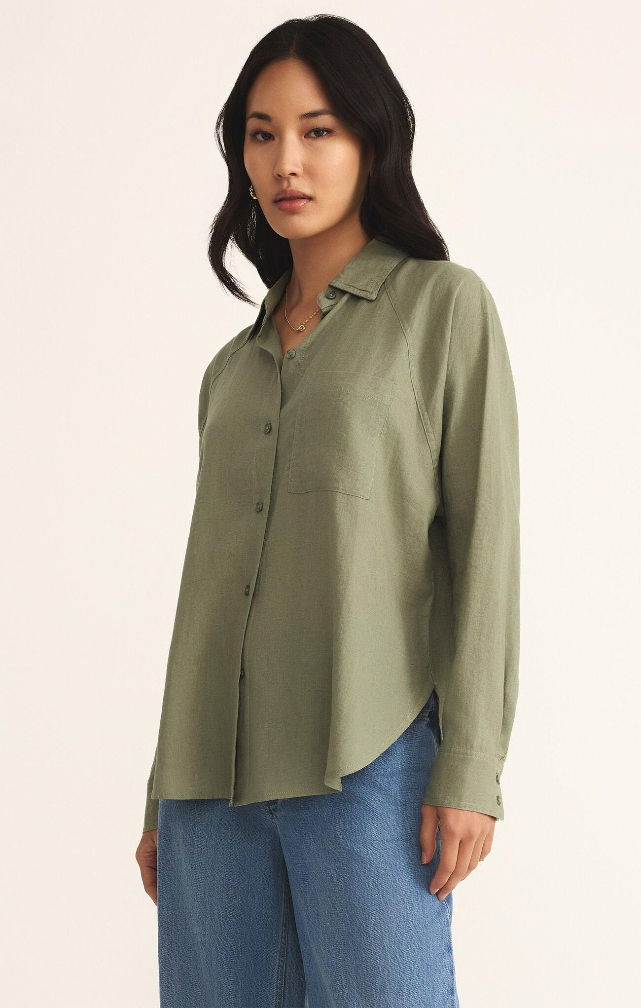 Z Supply The Perfect Linen Top Product Image