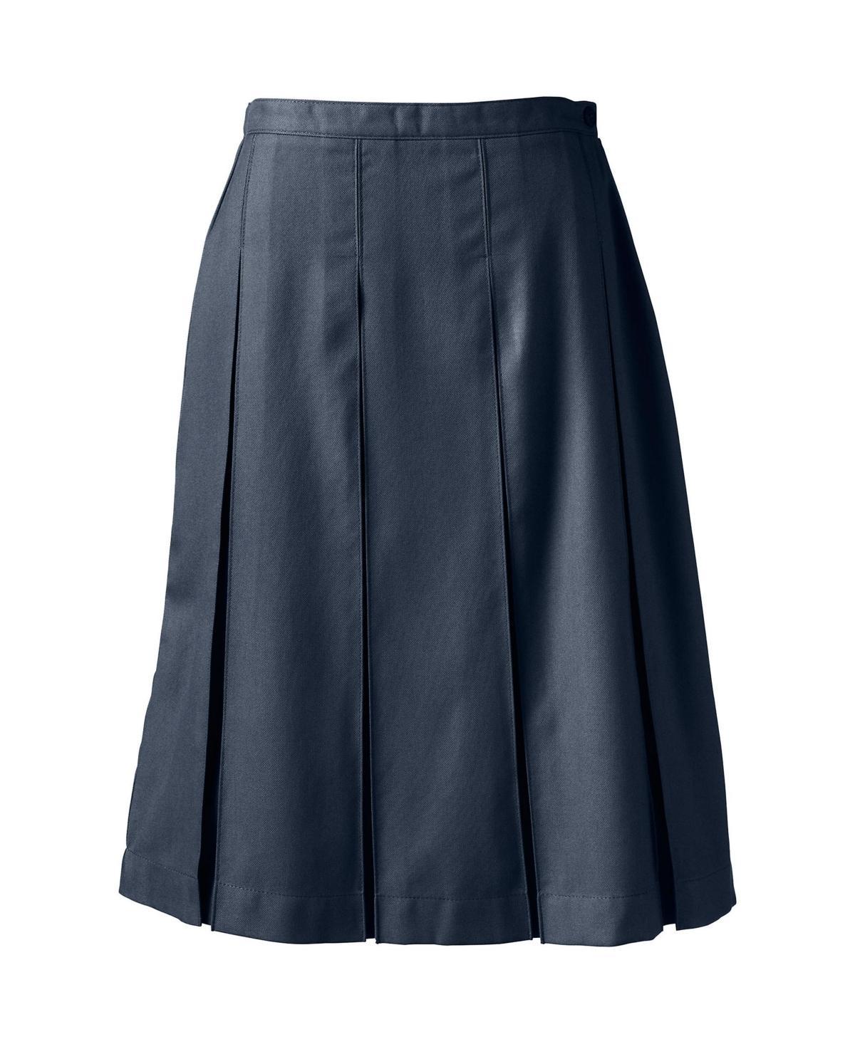 Womens Lands End School Uniform Box Pleat Skirt Product Image