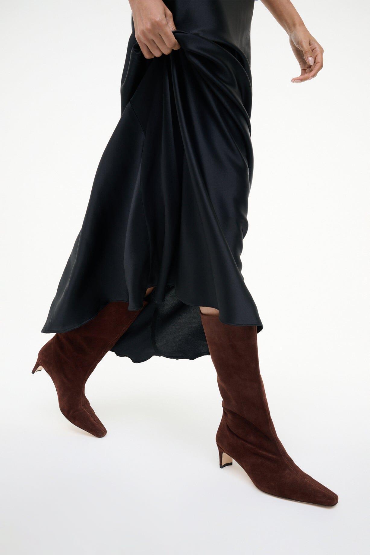 MIDCALF WALLY BOOT | MAHOGANY SUEDE Product Image