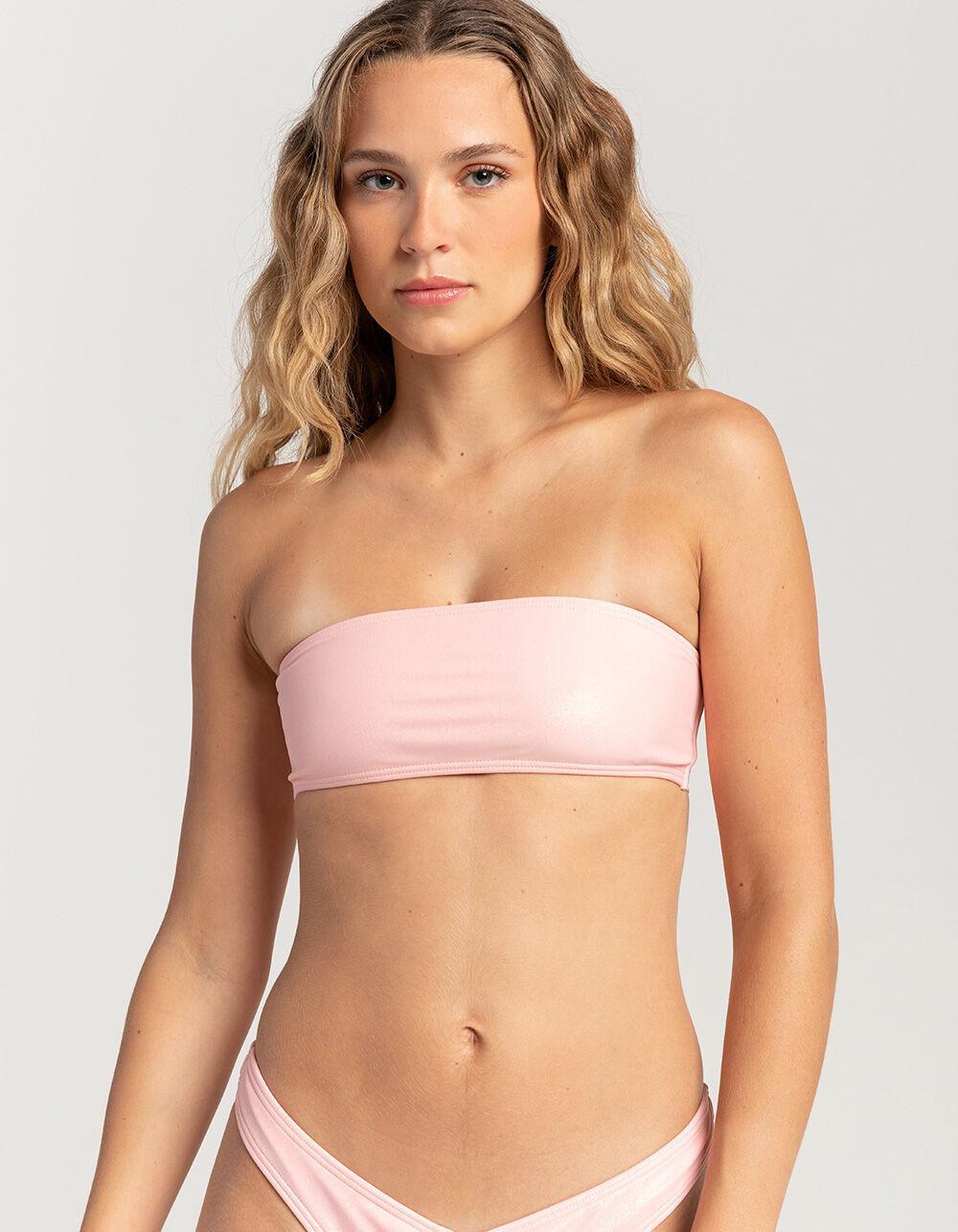 FULL TILT Iridescent Bandeau Bikini Top Product Image