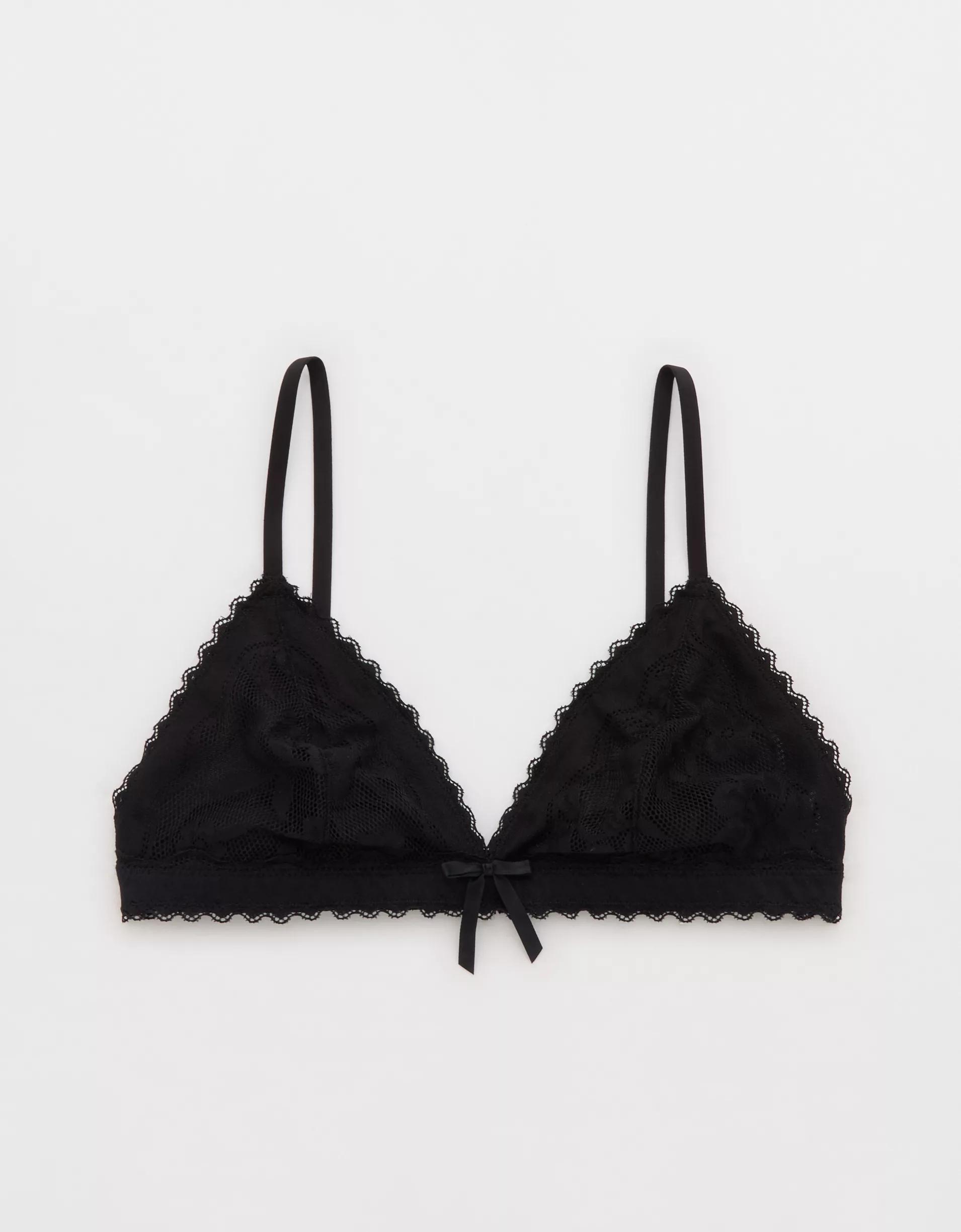 Show Off Feeling Femme Lace Triangle Bralette  Product Image