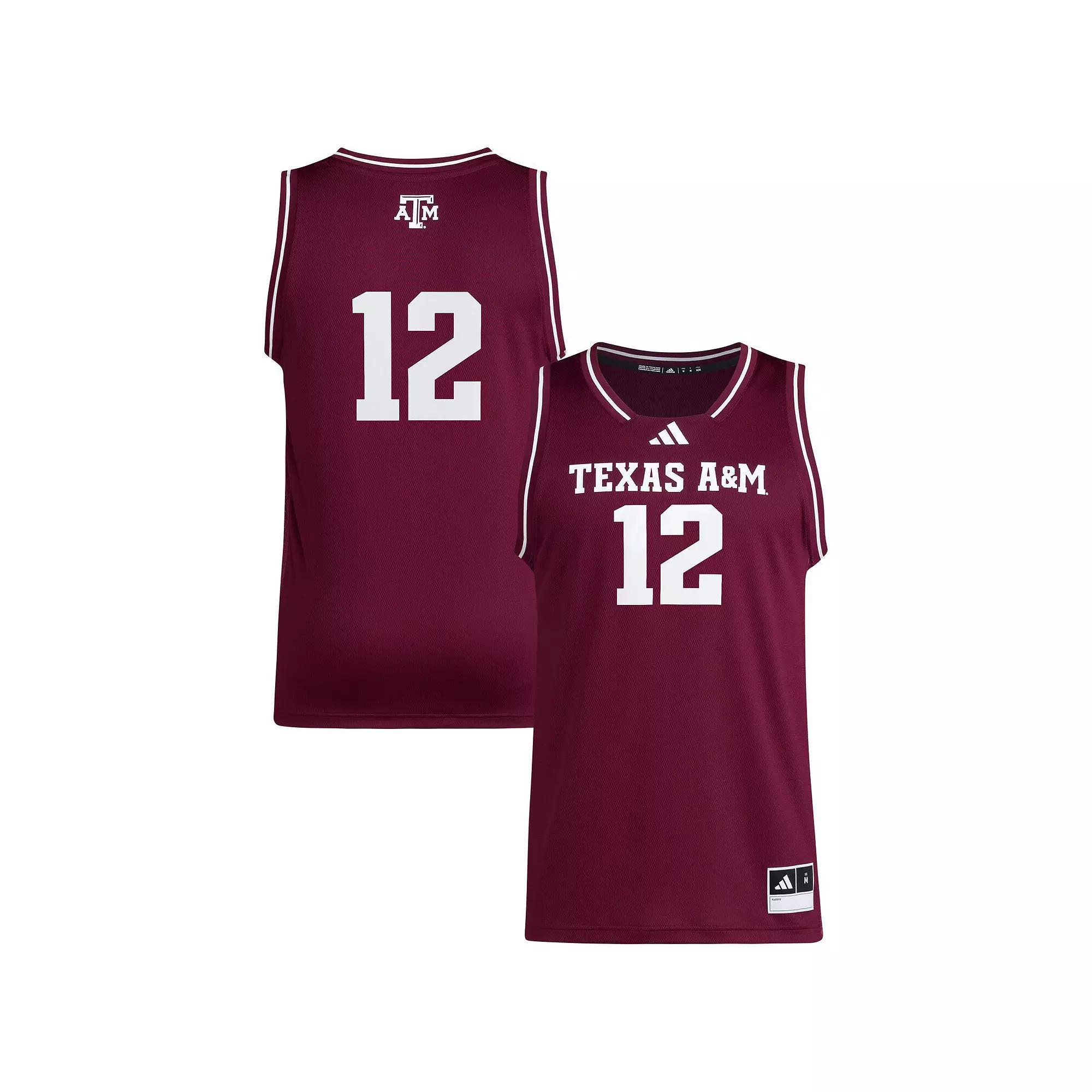 adidas Texas A&M Swingman Jersey Team Maroon XS Mens Product Image