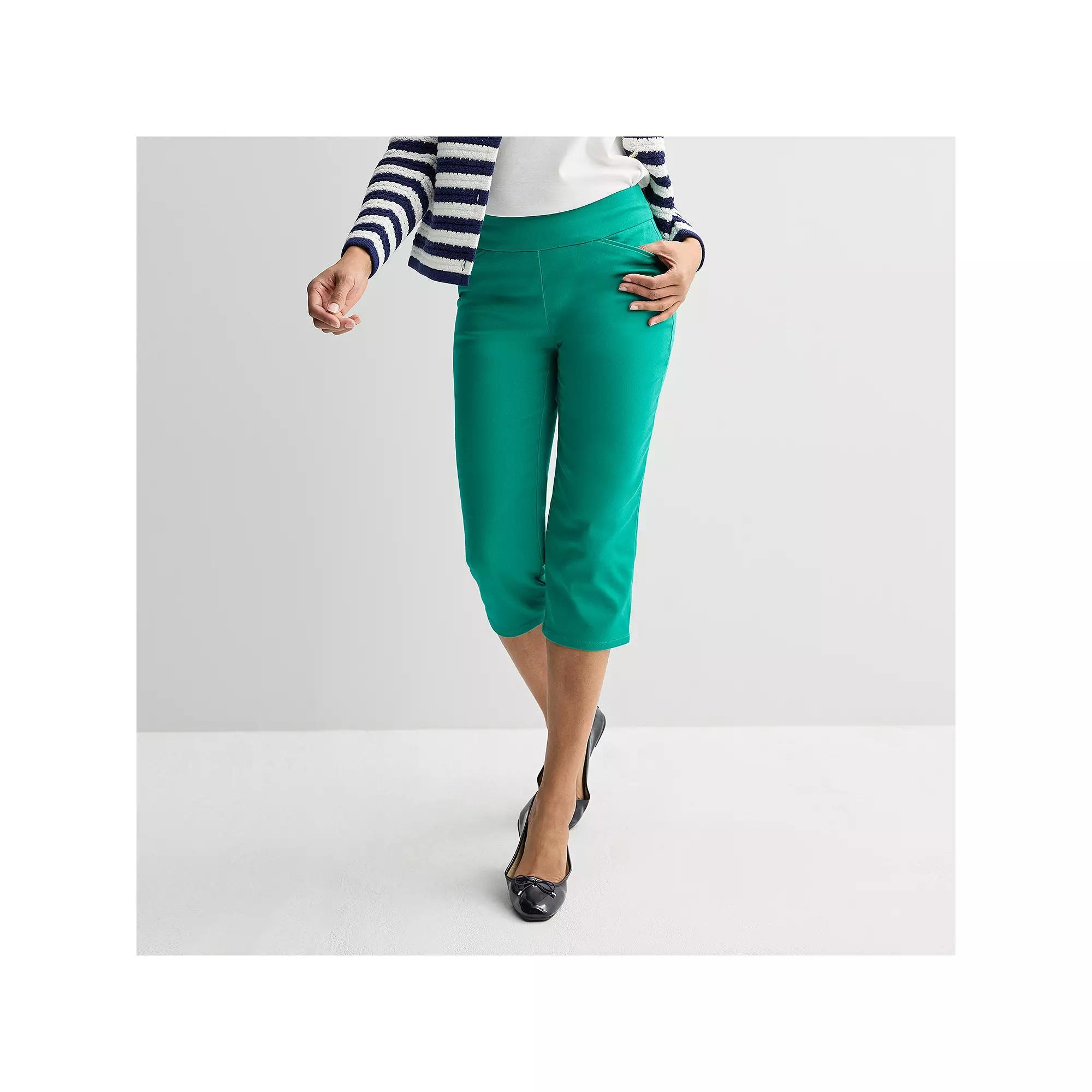 Women's Croft & Barrow® Effortless Stretch Capri Pants,  Product Image