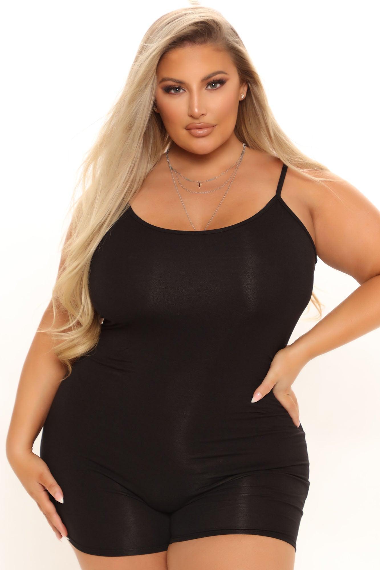 Nova Season Shortie Romper - Black Product Image