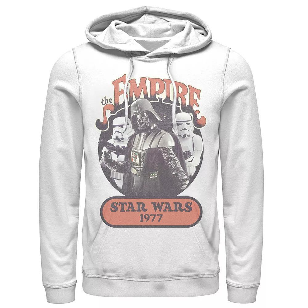 Men's Star Wars Darth Vader Stormtroopers Vintage 1977 Empire Hoodie, Size: Medium, White Product Image