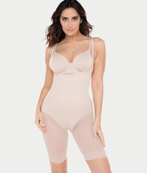 Sexy Sheer Extra Firm Control Open-Bust Bodysuit Product Image