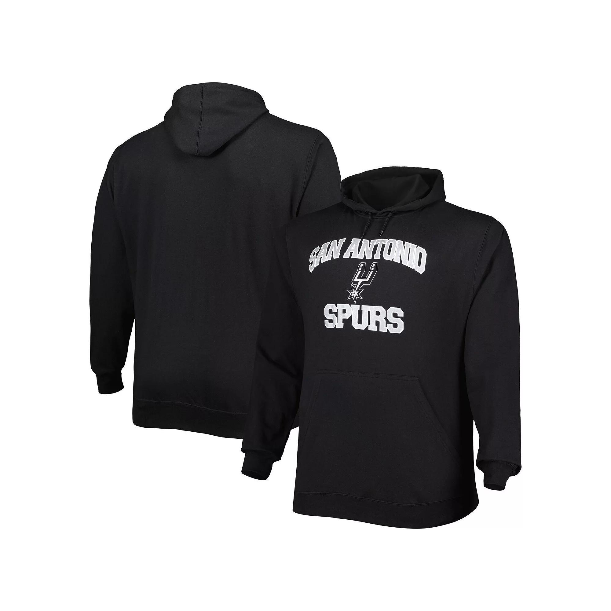 Men's Black San Antonio Spurs Big & Tall Heart & Soul Pullover Hoodie,  Product Image