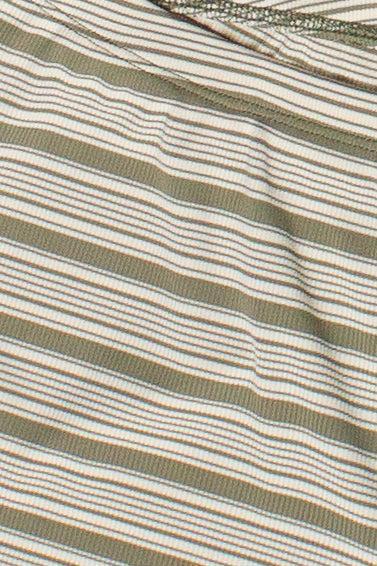 Striped Ribbed Shorts Product Image