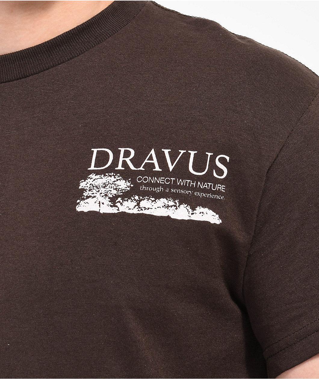 Dravus Forest Bathing Brown T-Shirt Product Image