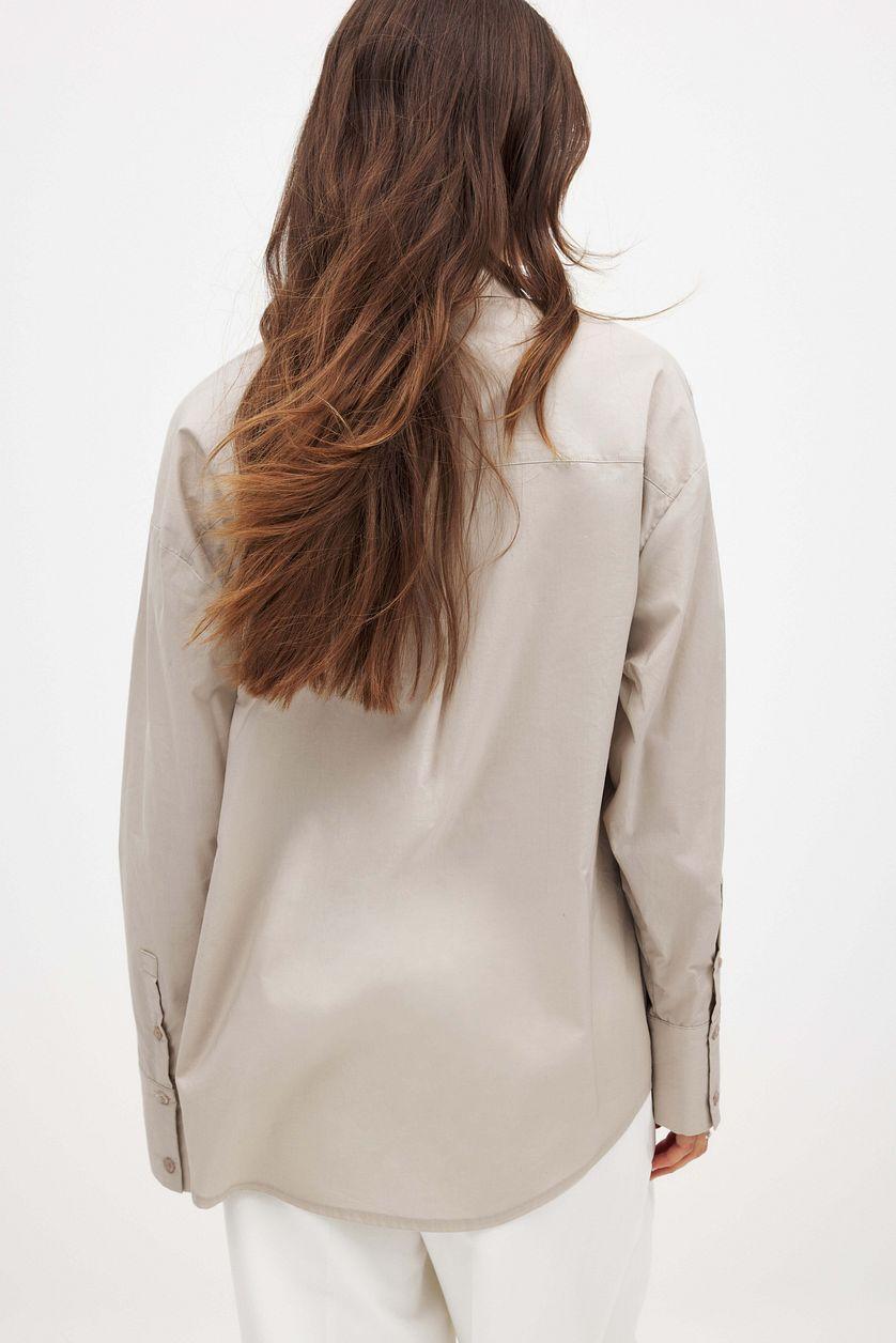 Cotton Embroidered Lace Shirt Product Image