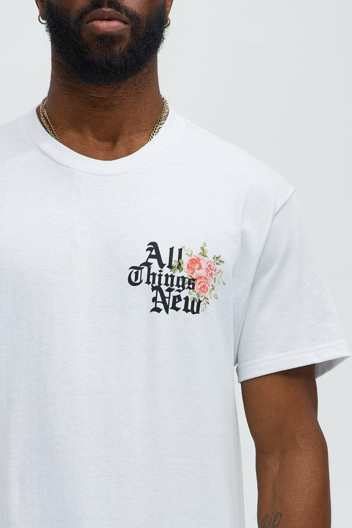 All Things New Short Sleeve Tee - White Male Product Image