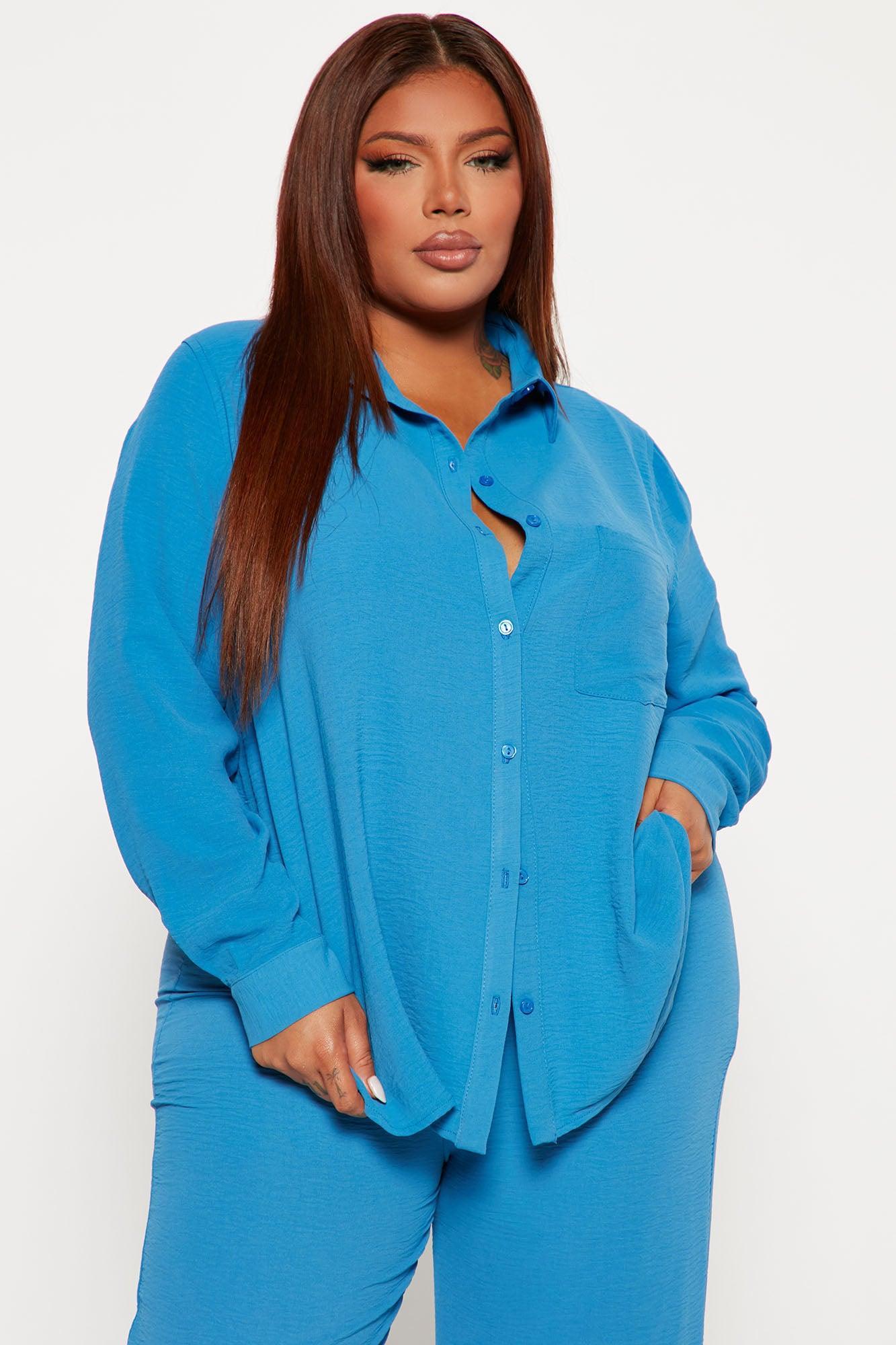 Makenzie Pant Set - Blue Product Image