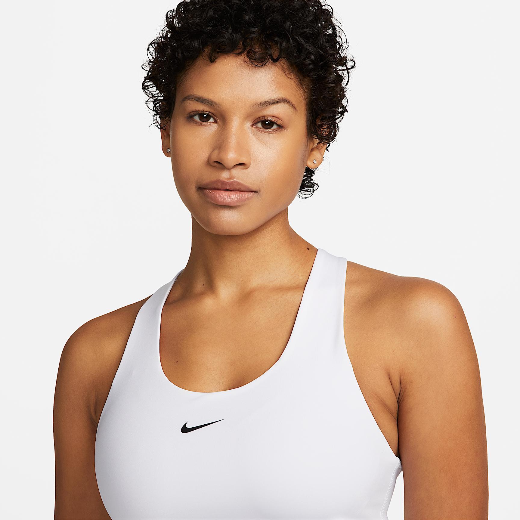 Nike Womens Swoosh Medium-Support Padded Sports Bra Tank Top | DV9897-100 Product Image