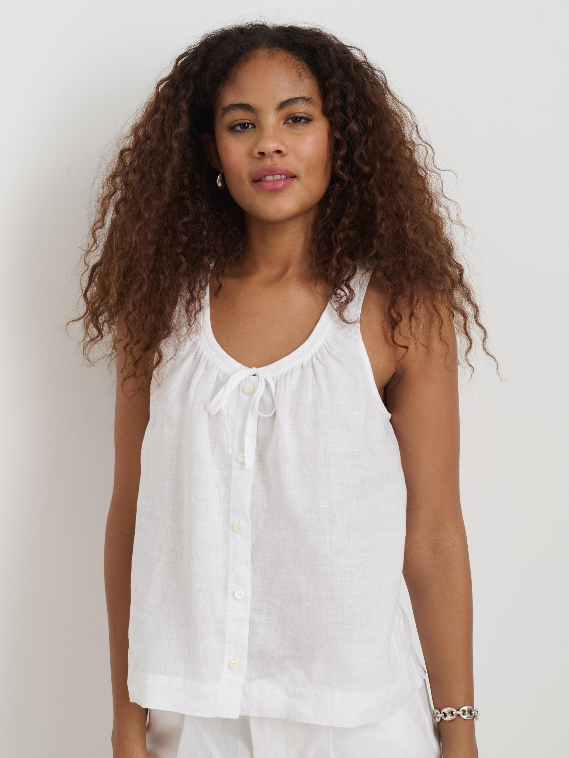 Sidney Top In Linen Product Image