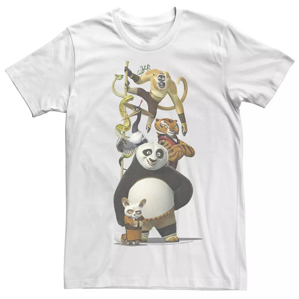 Men's Kung Fu Panda Po And The Furious Five Portrait Graphic Tee,  Product Image