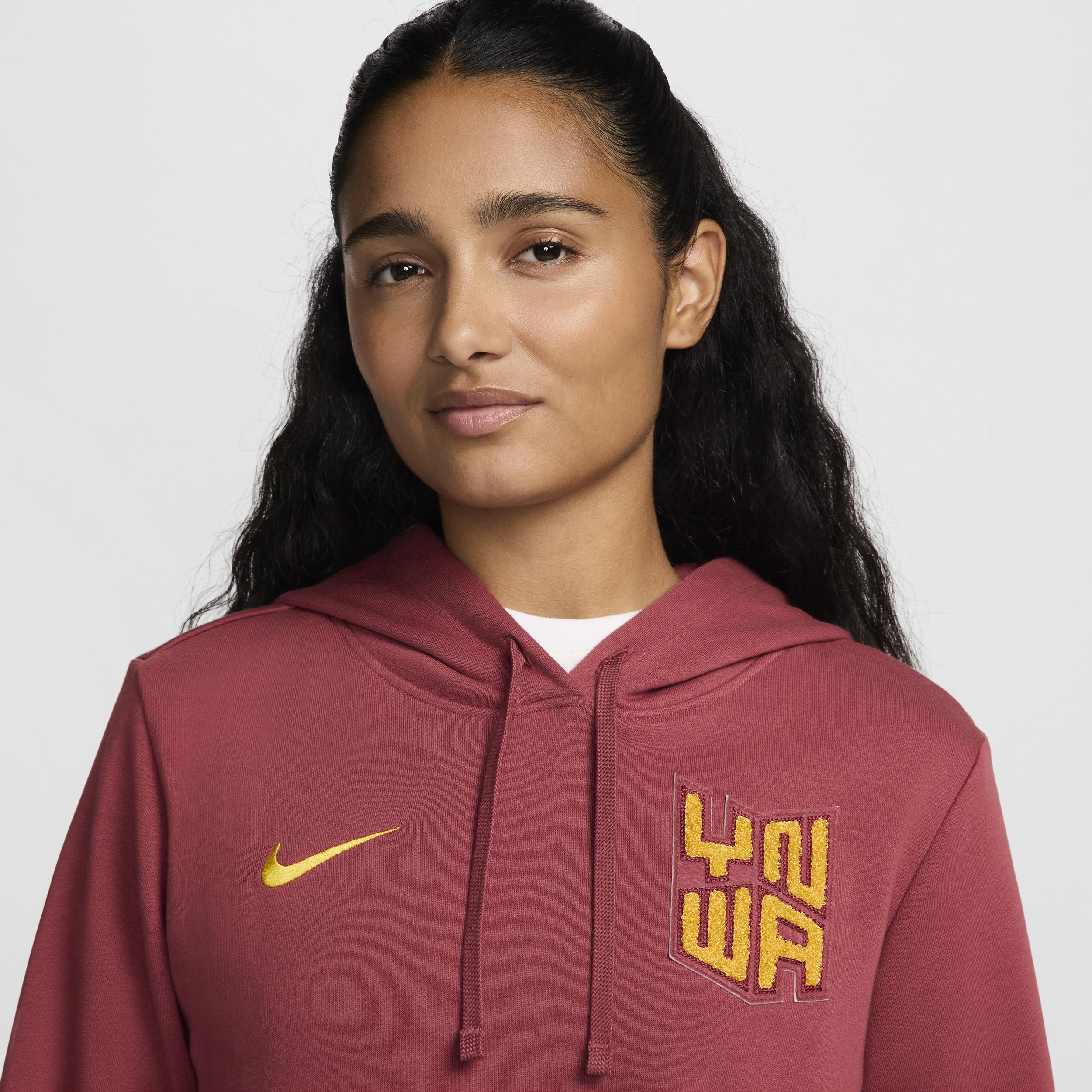 Liverpool FC Club Fleece Nike Women's Soccer Pullover Hoodie Product Image