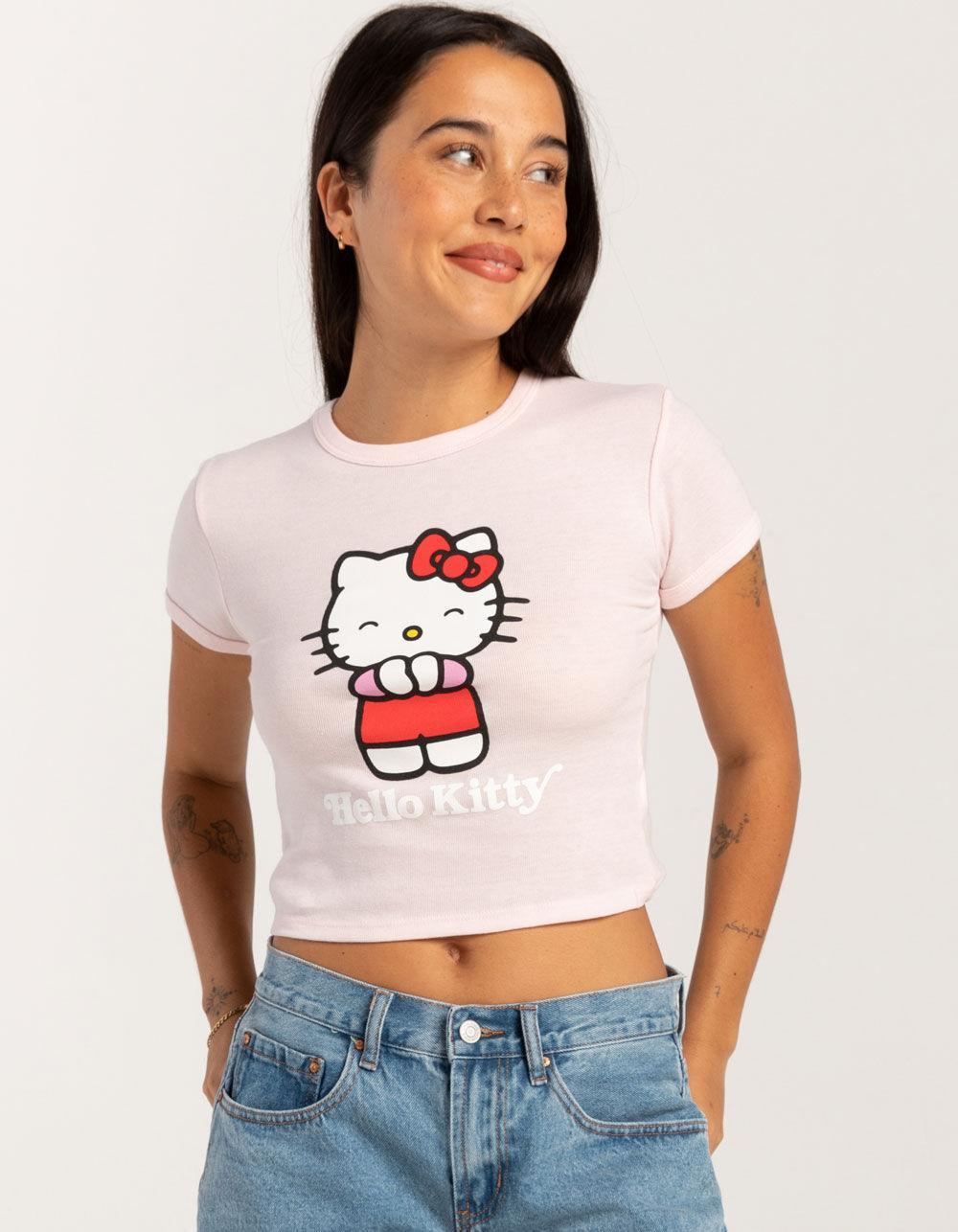 SANRIO Hello Kitty Happy Womens Baby Tee Product Image