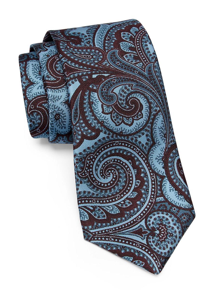 Mens Paisley Silk Tie Product Image