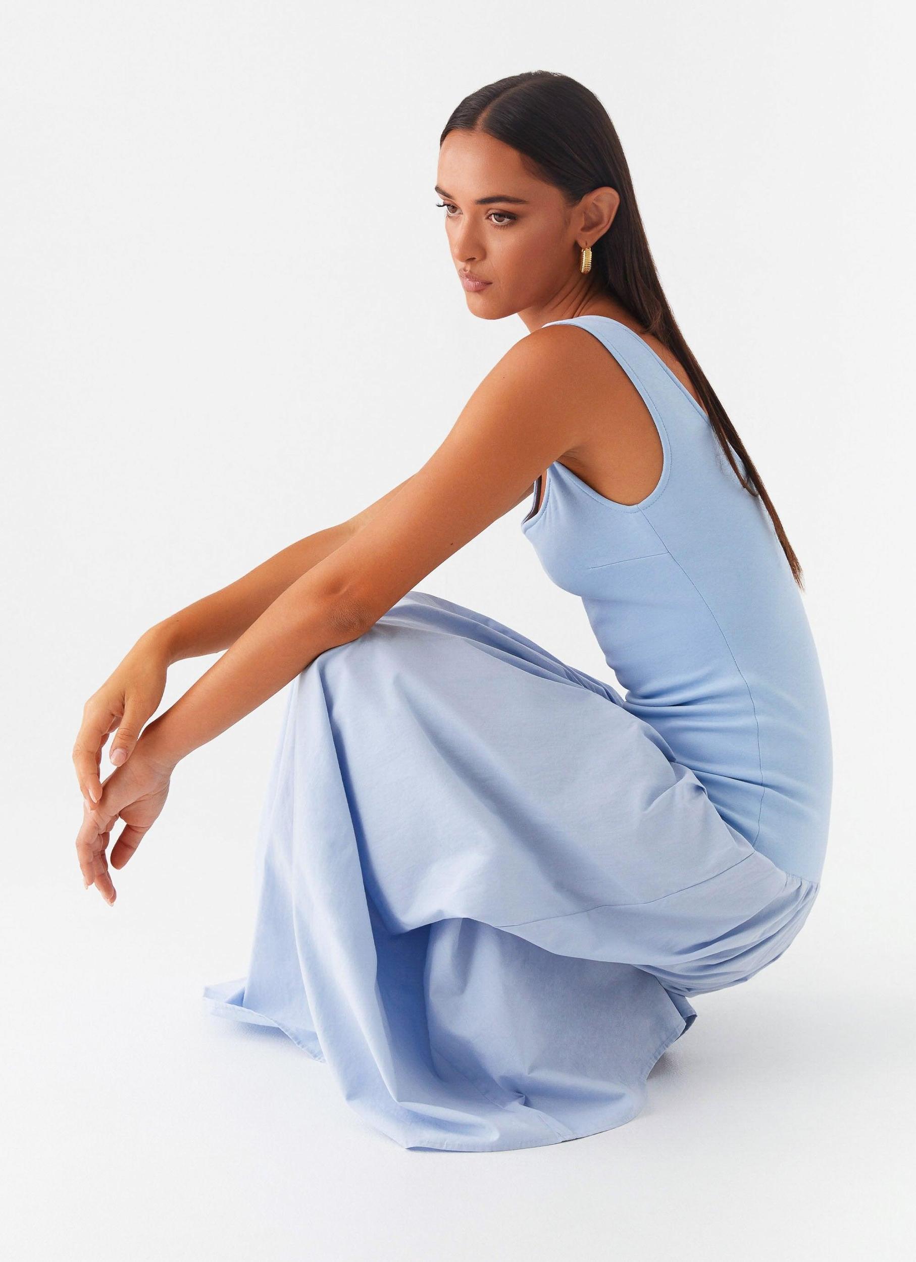 Jaxon Maxi Dress - Blue Product Image