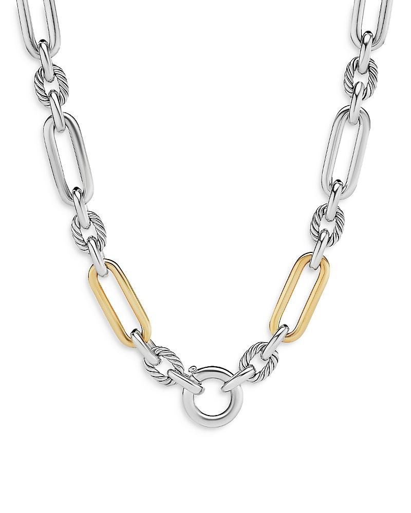 9.8mm Lexington Chain Necklace in Silver and Gold, 20L Product Image