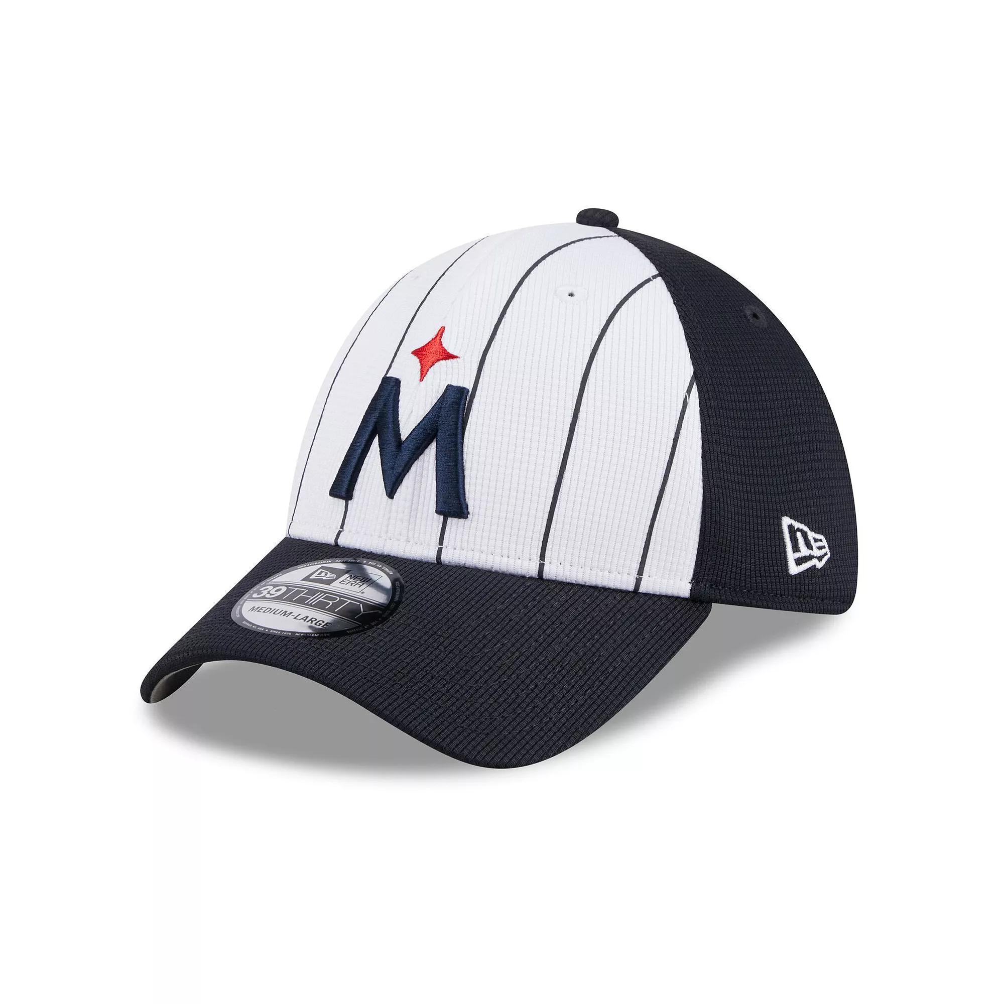 Men's New Era White Minnesota Twins 2024 Batting Practice 39THIRTY Flex Hat,  Product Image