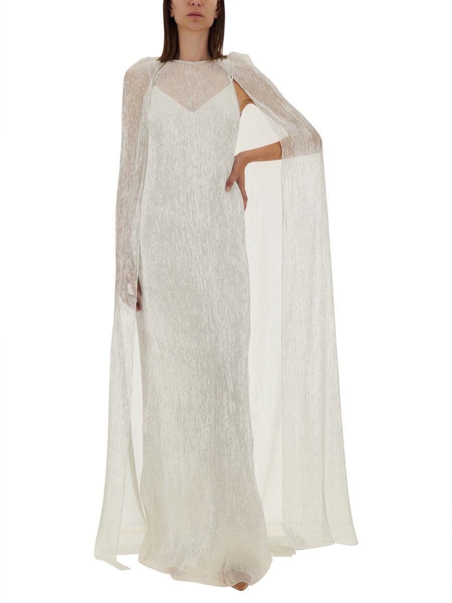 MAX MARA Delta Bridal Dress In White Product Image