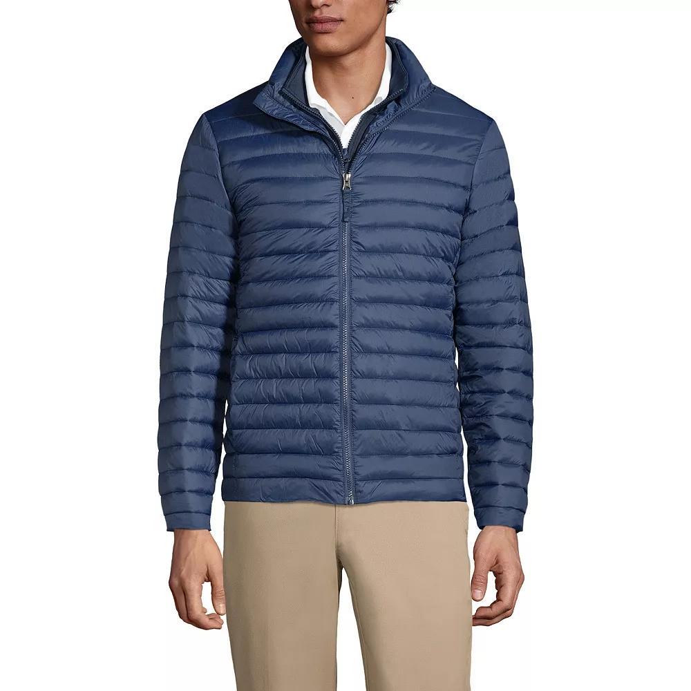 Men's Lands' End School Uniform ThermoPlume Jacket,  Product Image