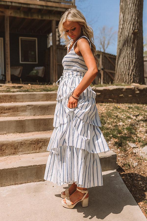 Bay Breeze Tiered Midi Dress Product Image