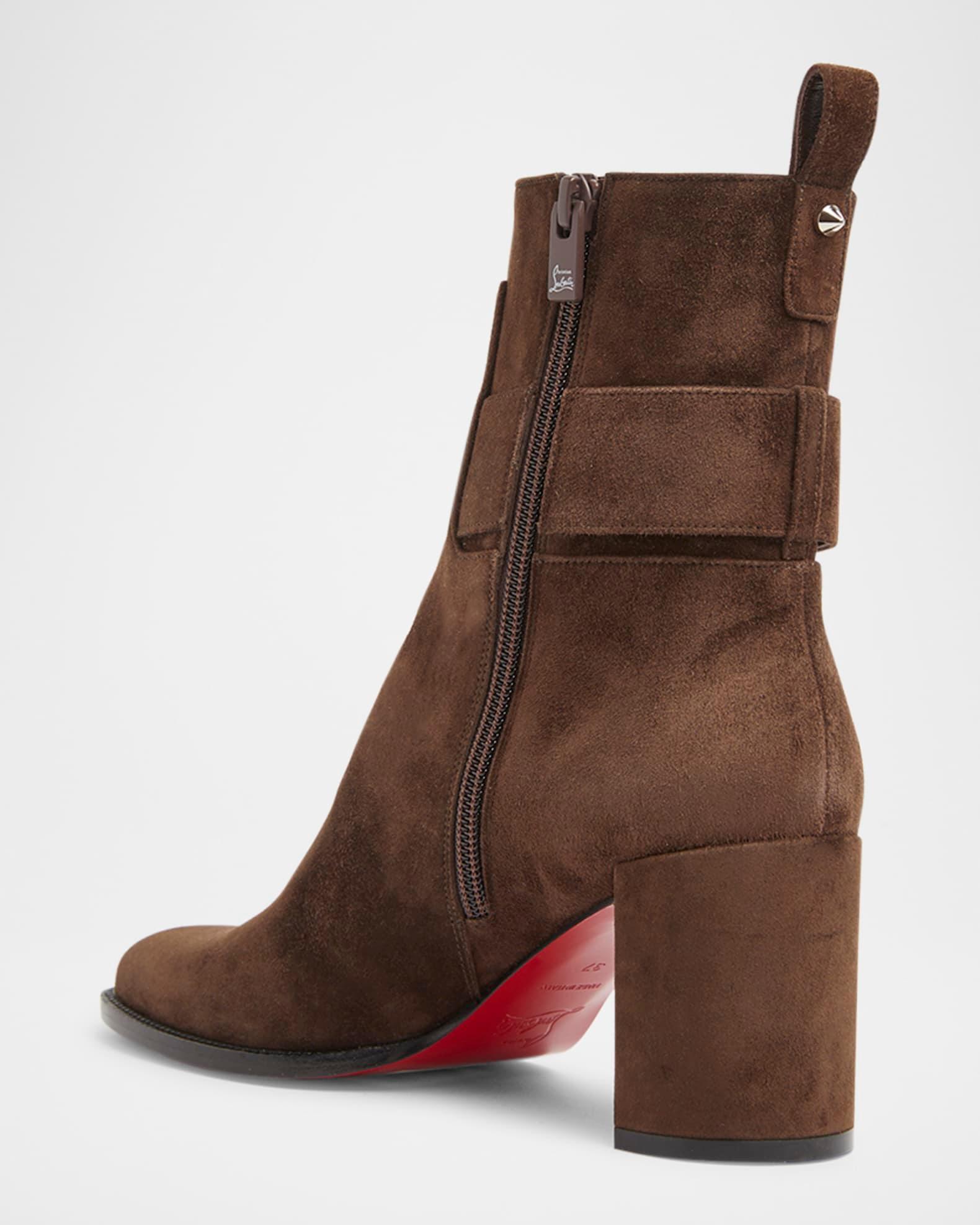 Lock Suede Red Sole Booties Product Image