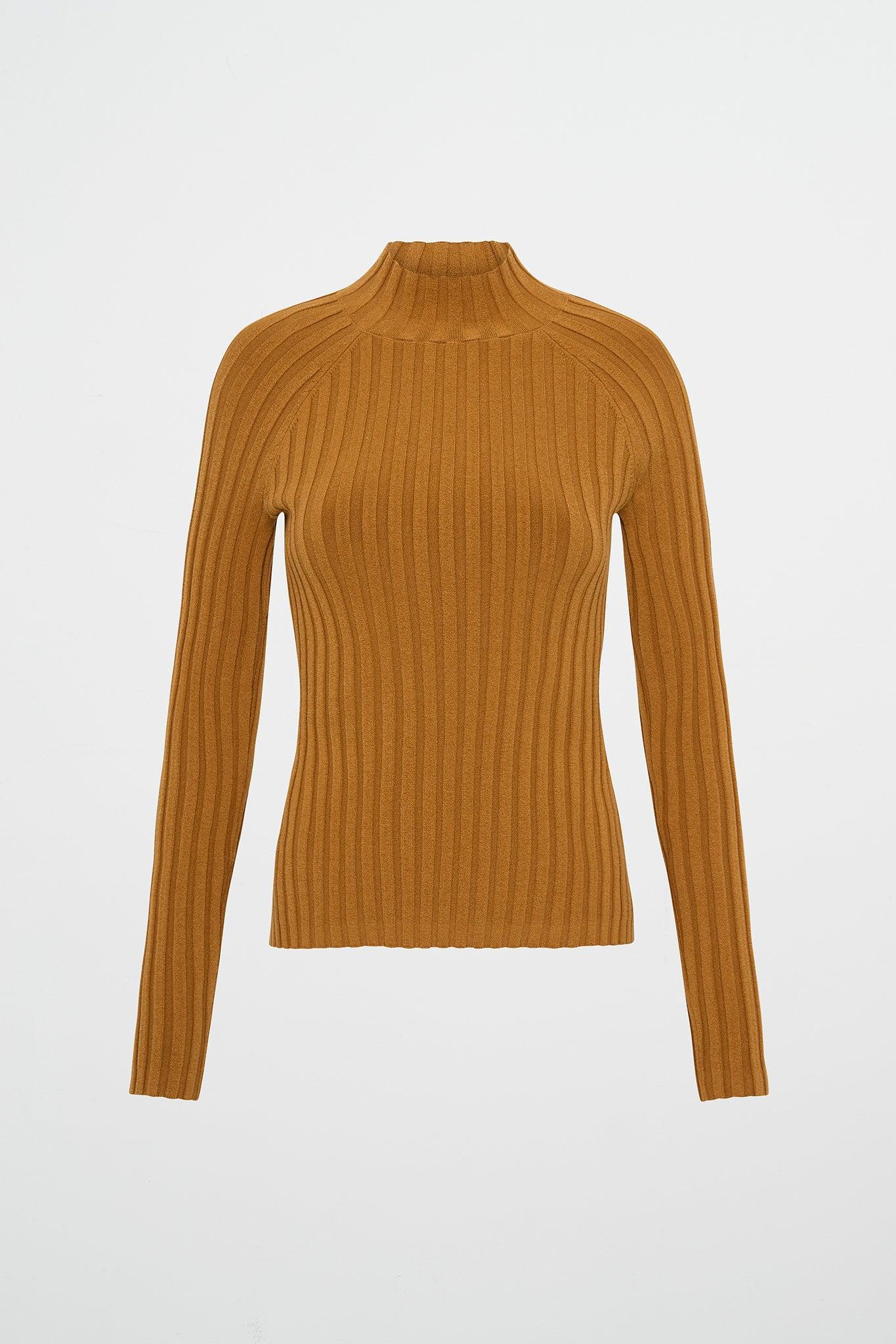 Ribbed Raglan Long Sleeve Top 460 Product Image