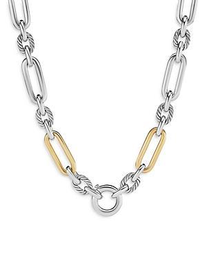 9.8mm Lexington Chain Necklace in Silver and Gold, 20L Product Image