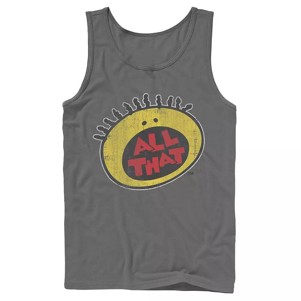 Men's Nickelodeon All That Classic Vintage Face Logo Title Graphic Tank Top,  Product Image