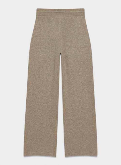 cashmere hi-rise wide pant Product Image