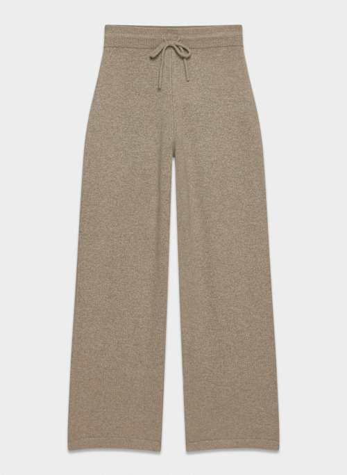 cashmere hi-rise wide pant Product Image