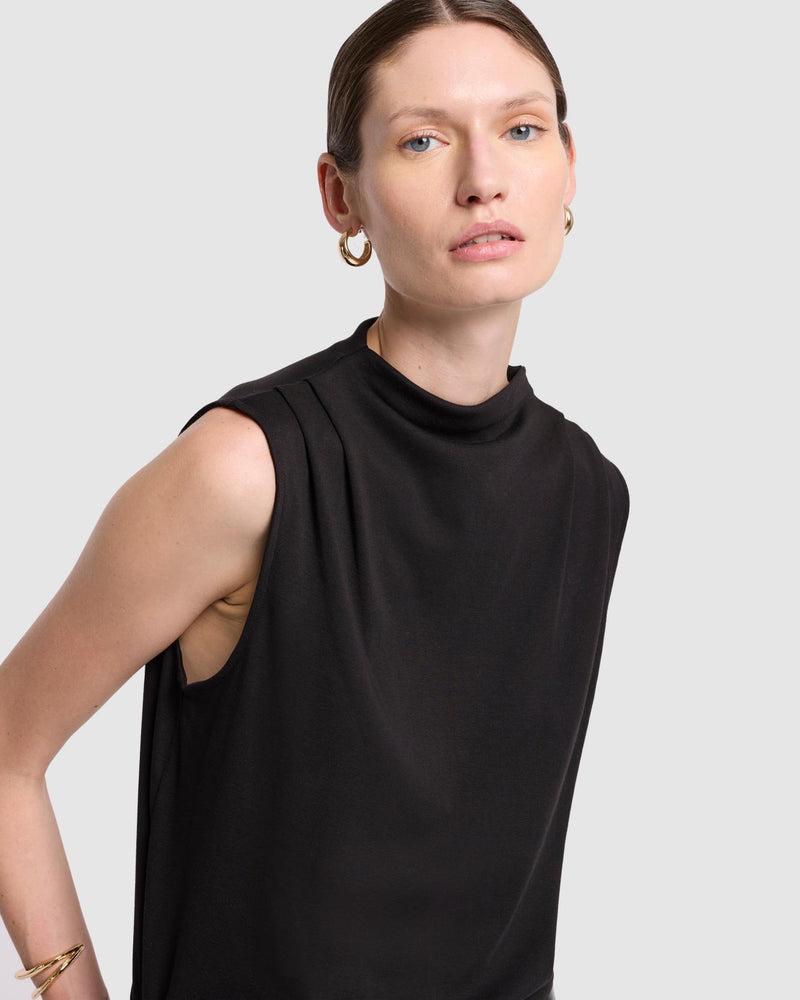 High Neck Draped Top Product Image