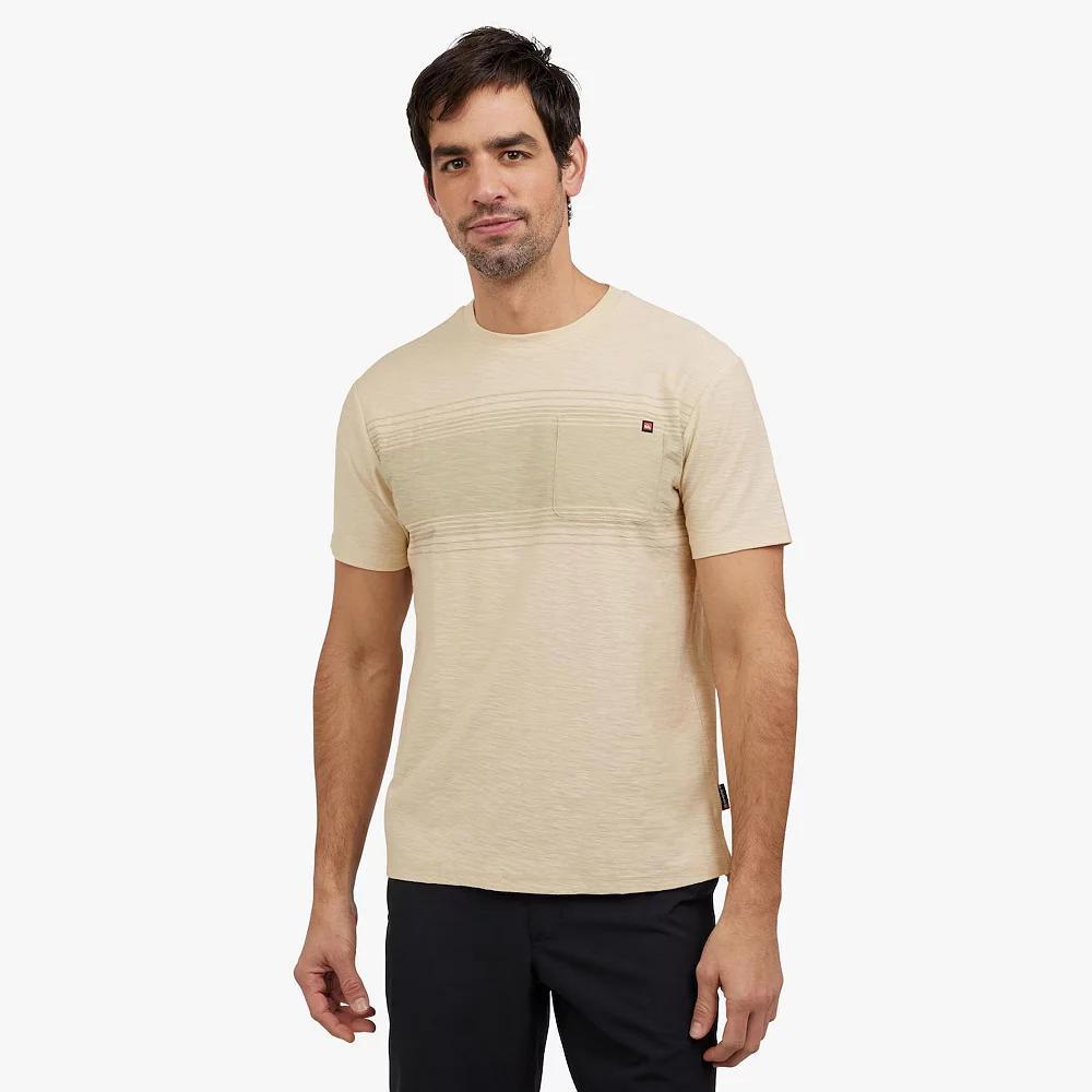 Men's Quiksilver Stripe Pocket Tee, Size: Small, Silver Birch Product Image