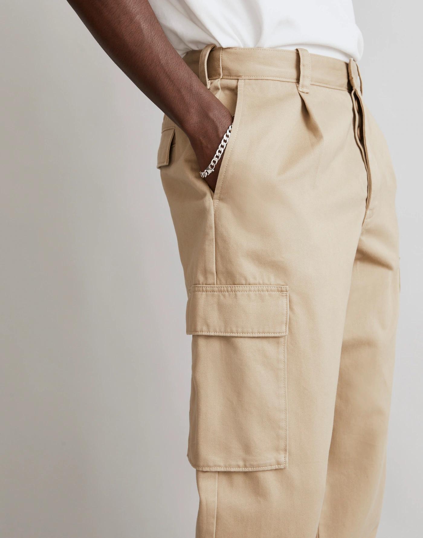 Pleated Cargo Pants Product Image