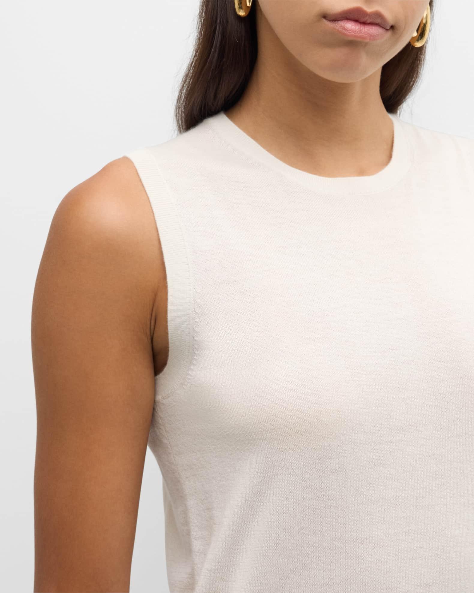 Superfine Cashmere Sleeveless Shell Product Image
