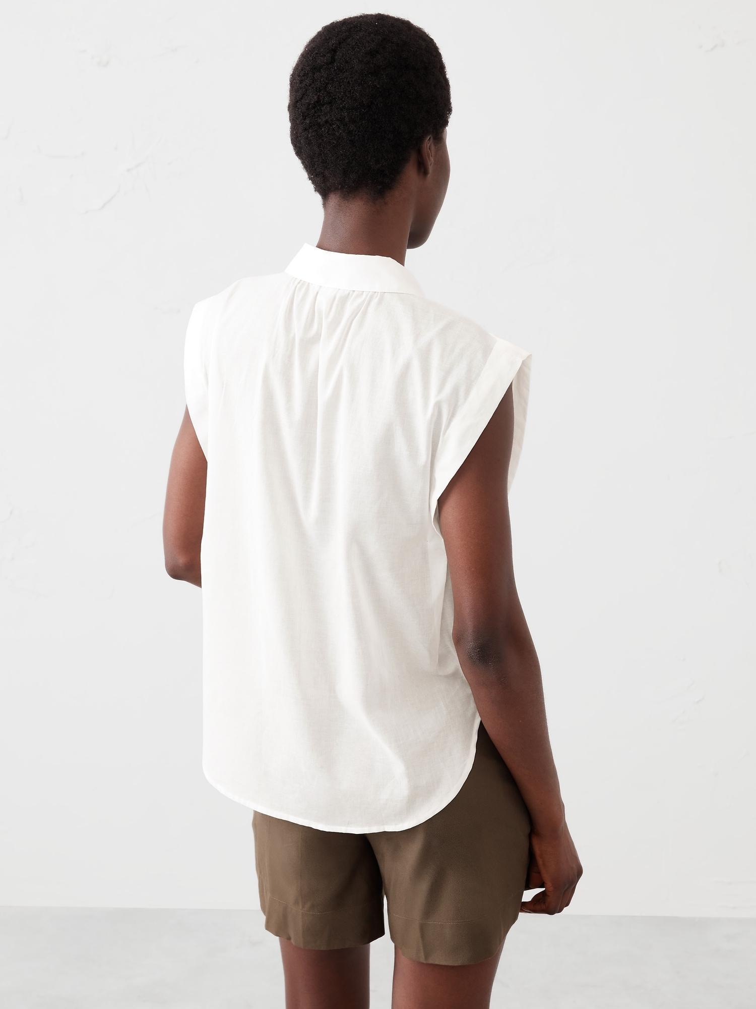 Soft Gathered Voile Shirt Product Image