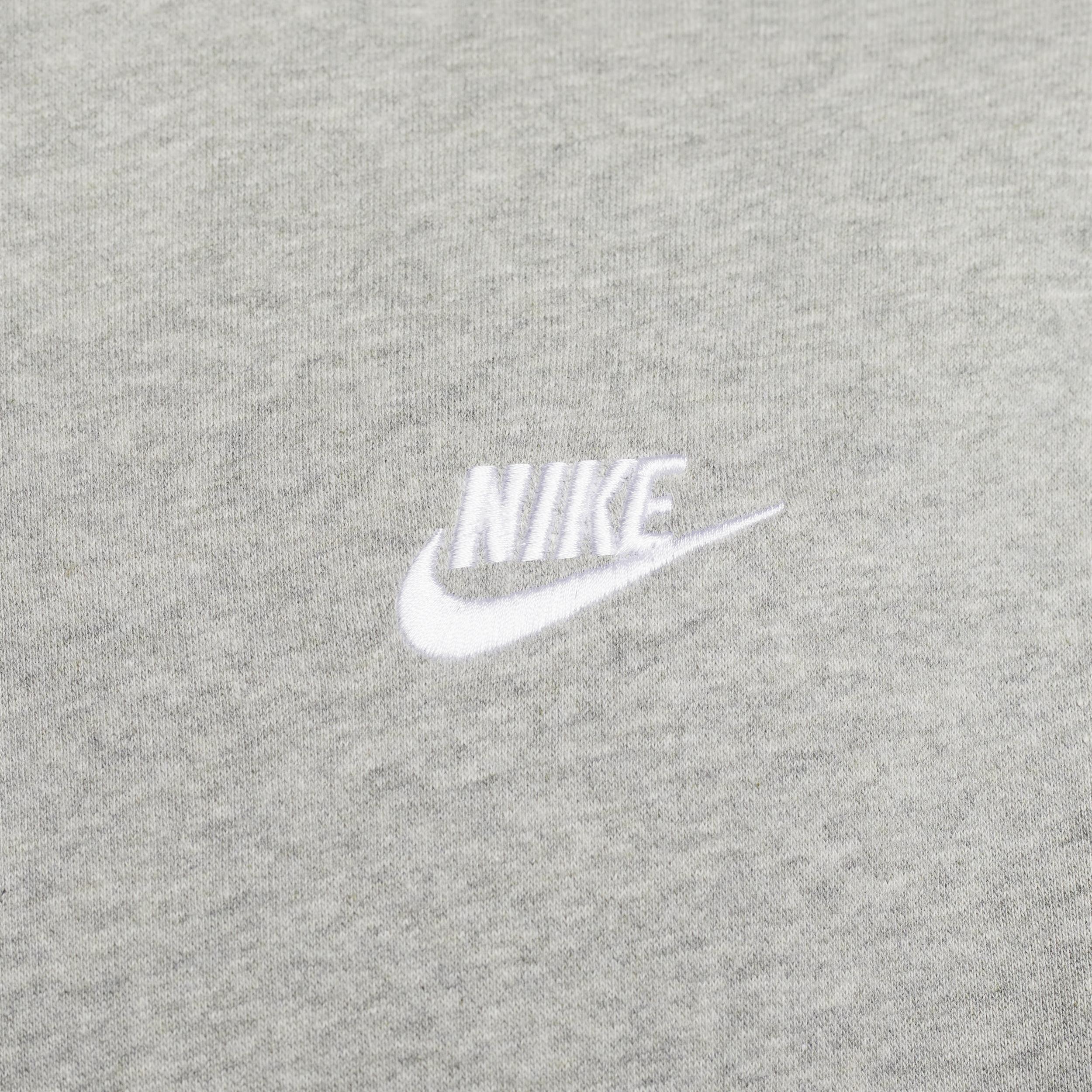 Men's Nike Sportswear Club Fleece Pullover Hoodie, Size: Medium, Grey Heather Product Image