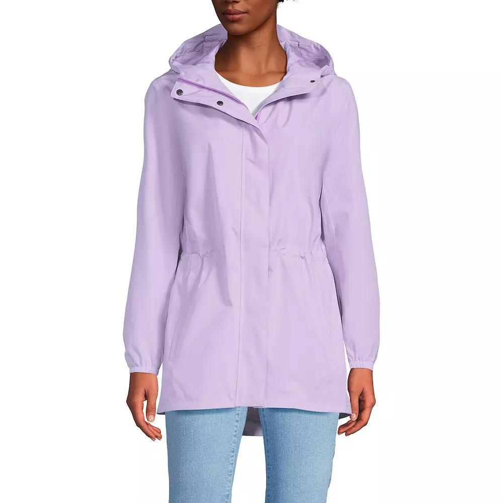 Women's Lands' End Hooded Packable Raincoat,  Product Image