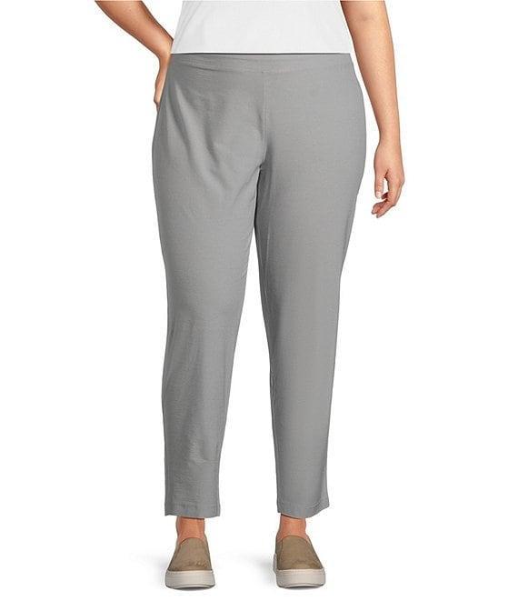 Eileen Fisher Plus Slim Ankle Pants Product Image