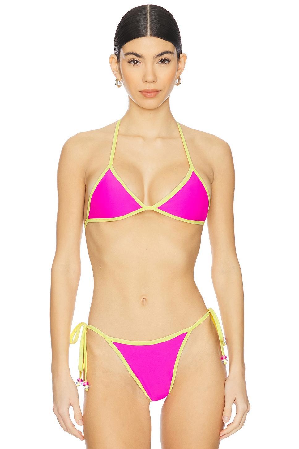 Luci Reversible Bikini Top VDM Product Image