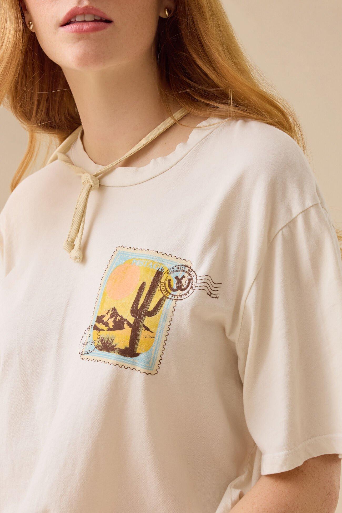 Postcard Oversized Graphic Tee Product Image