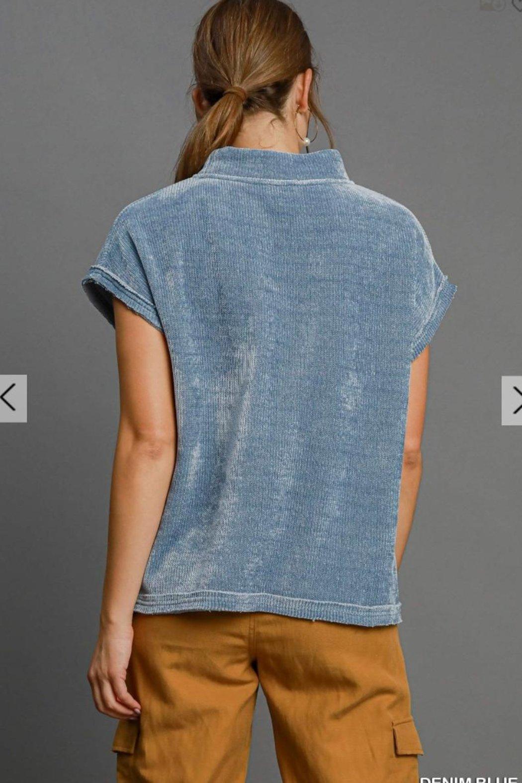 Top, Mock Neck Product Image