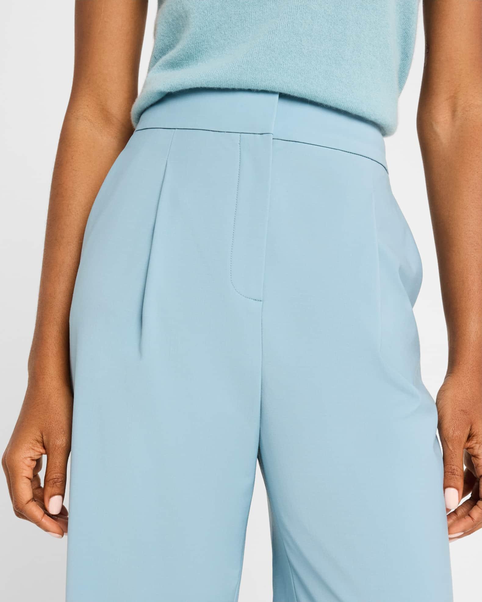 Robinne Pleated Straight-Leg Pants Product Image