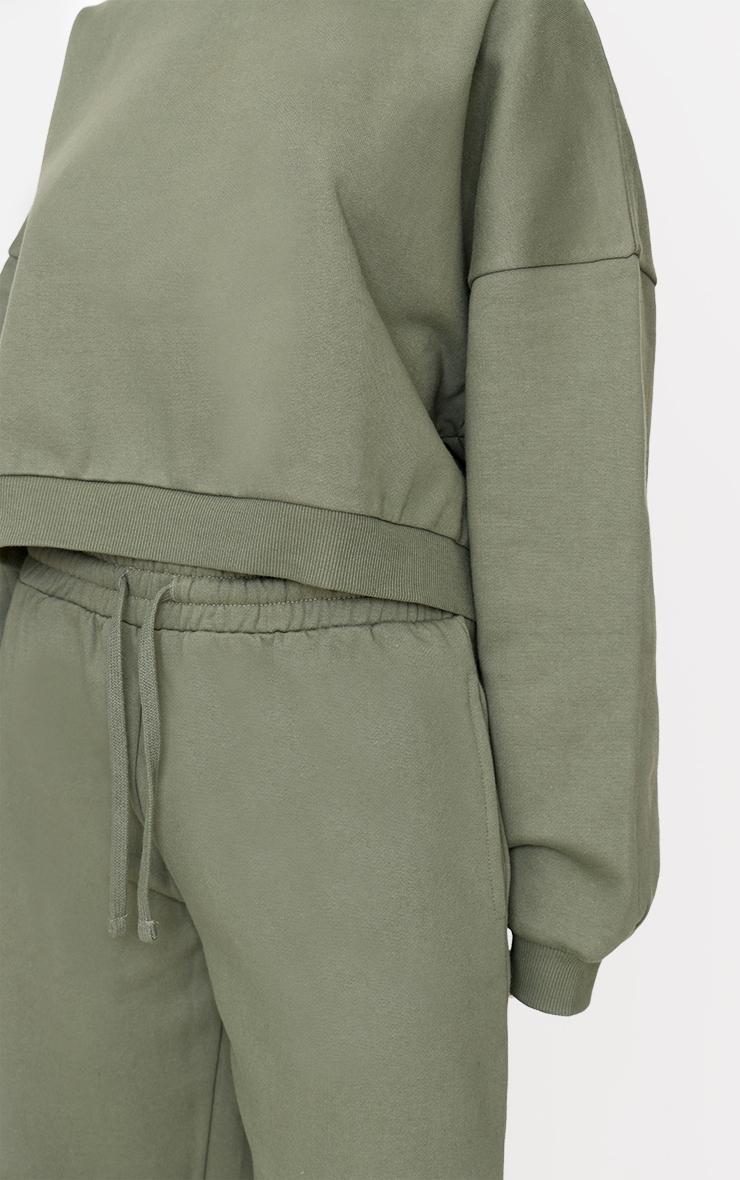 Olive Premium Straight Leg Sweatpants Product Image